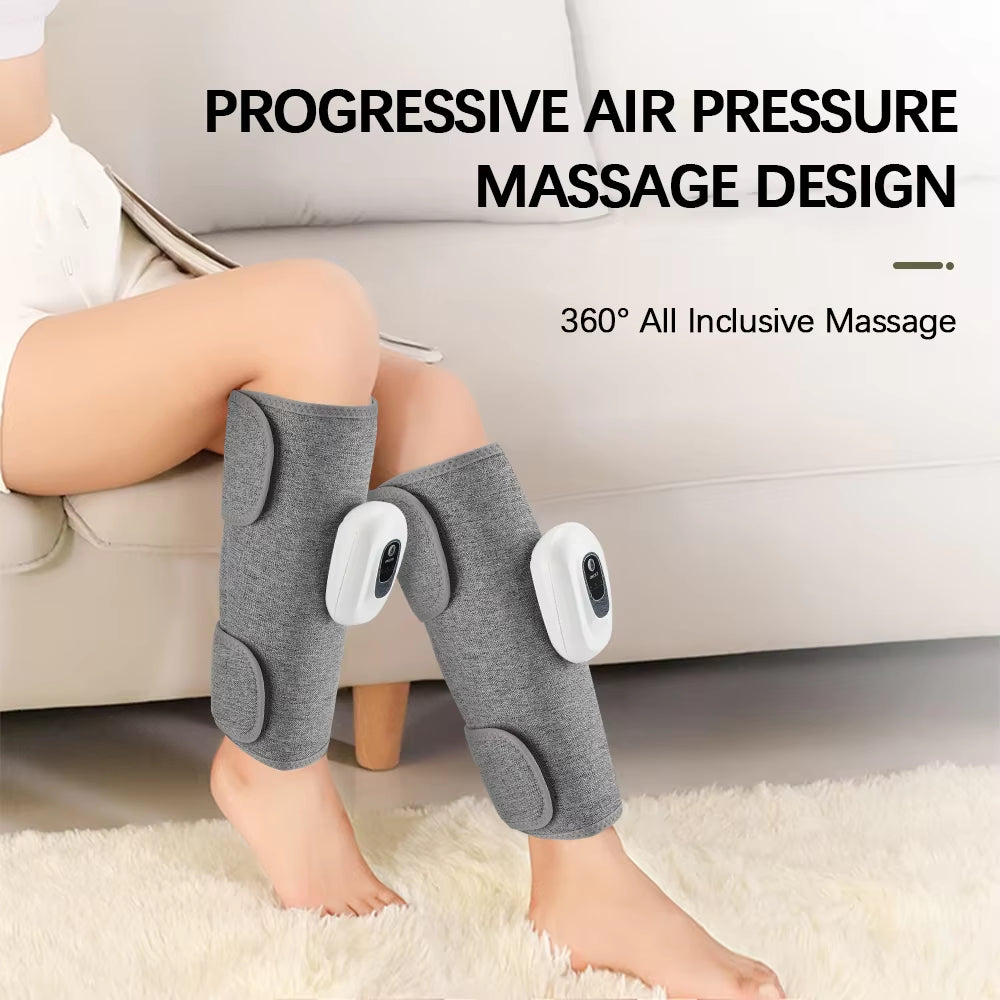 Eletric 360° Air Pressure Calf Massager Wireless Leg Massage 3 Mode Airbag Compresstion Relax Foot Calf Muscle Relieve Fatigue