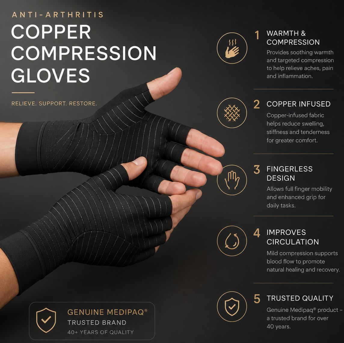 VINVEXA Compression Gloves
