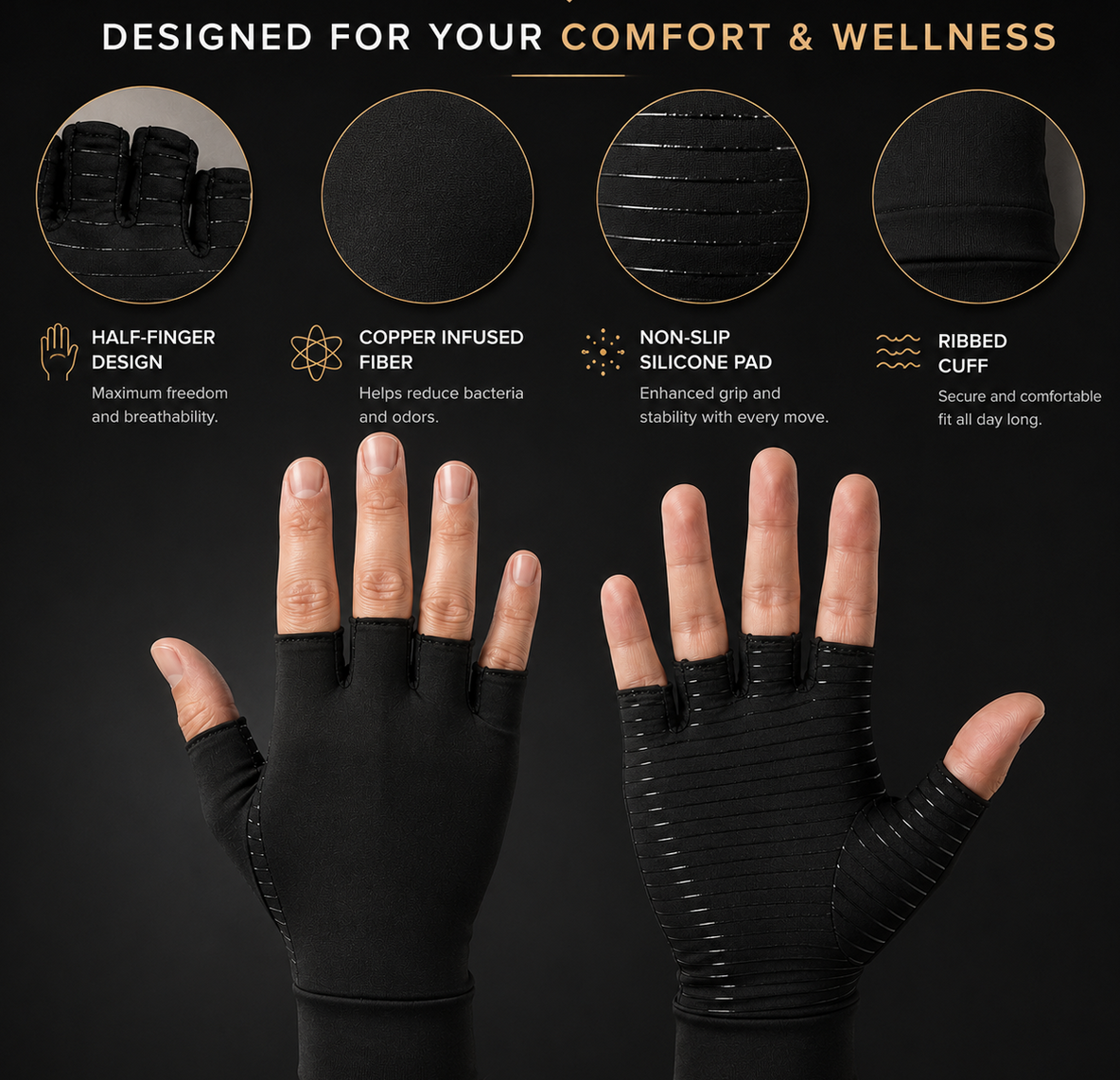 VINVEXA Compression Gloves