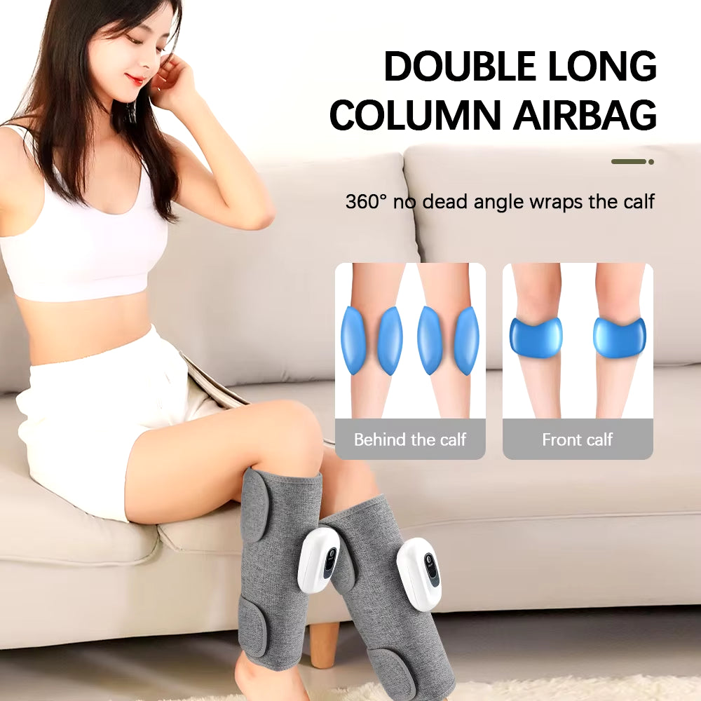 Eletric 360° Air Pressure Calf Massager Wireless Leg Massage 3 Mode Airbag Compresstion Relax Foot Calf Muscle Relieve Fatigue